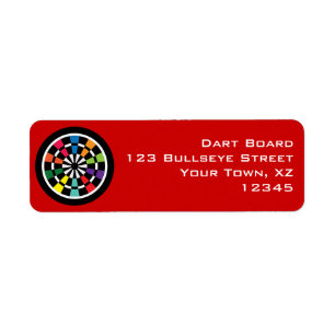 Dartboard Label