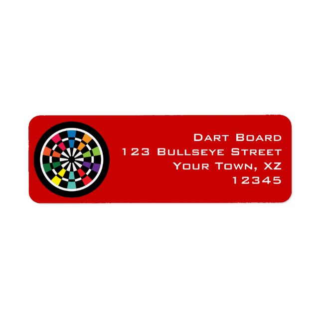 Dartboard Label (Front)
