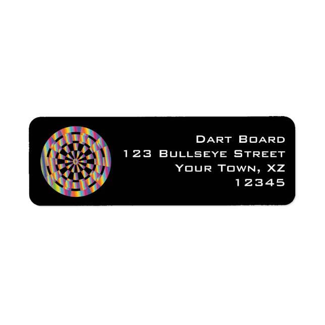 Dartboard Label (Front)