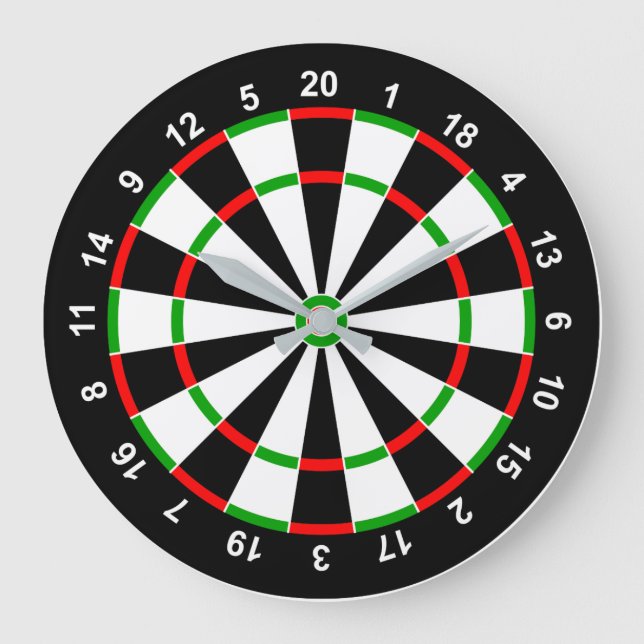Dartboard Large Clock (Front)