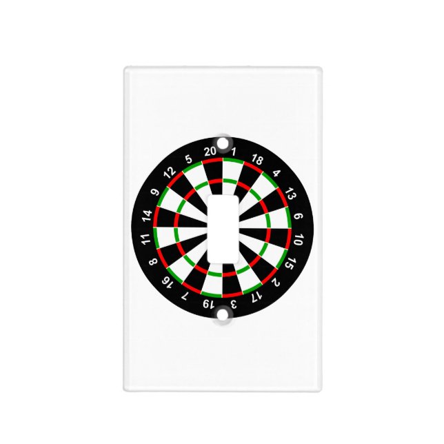 Dartboard Light Switch Cover (Front)