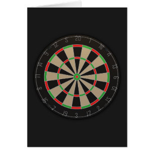 Dartboard Lover 🎯😍 Darts Game Card