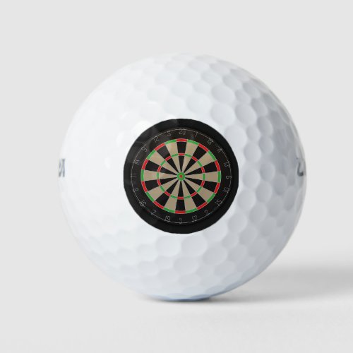 Dartboard Lover Golf Balls