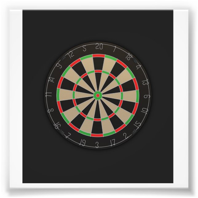 Dartboard Lover Photo Print (Front)
