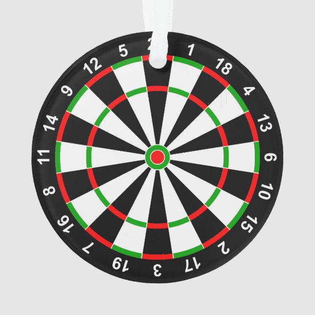 Dartboard Ornament (Back)