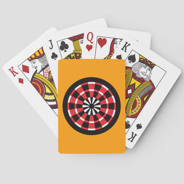 Dartboard Poker Cards (Back)