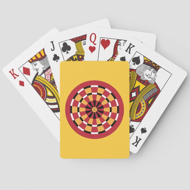 Dartboard Poker Cards (Back)