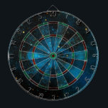 DARTBOARD SPACE CW LEO RUNAWAY STAR<br><div class="desc">A beautiful and interesting dartboard design. As background the outer space with a runaway star, called CW Leo, which, according to NASA "is hurtling through space at about 204, 000 miles per hour (91 kilometers per second). It is shedding its own atmosphere to form a sooty shell of discarded material....</div>