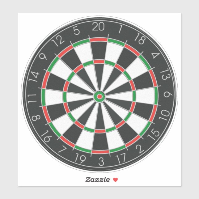 Dartboard Sticker (Sheet)