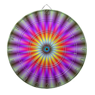 Dartboard   Wheel of Colour With Darts