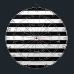 Dartboard White & Black Stripe<br><div class="desc">Dartboard</div>