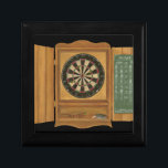 Dartboard with Cricket Scoring Keepsake Box<br><div class="desc">An amazingly lifelike painting of a dartboard by Jennifer Goldberger. Looks like a rousing game of cricket is going on. Buy your print today!</div>