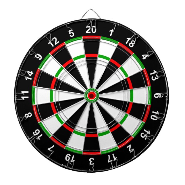 Dartboard With Darts (Front)