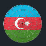 Dartboard with Flag of Azerbaijan<br><div class="desc">Add a bold cultural flair to your game room with our exclusive dartboard featuring the flag of Azerbaijan! Crafted with meticulous attention to detail, this dartboard is more than just a gaming essential—it’s a proud celebration of Azerbaijani heritage and identity. The dynamic design incorporates the striking Azerbaijani flag, making it...</div>