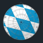Dartboard with Flag of Bavaria, Germany<br><div class="desc">Elevate your game room with a touch of Bavarian pride using our custom dartboard featuring the flag of Bavaria! Crafted with meticulous attention to detail, this dartboard is more than just a game accessory; it's a celebration of Bavarian heritage and cultural pride. The design proudly showcases the iconic blue and...</div>