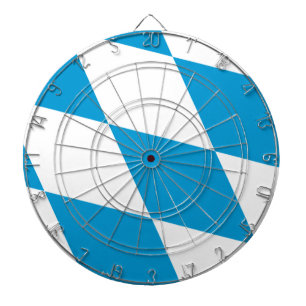 Dartboard with Flag of Bavaria, Germany