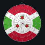 Dartboard with Flag of Burundi<br><div class="desc">Add a touch of Burundi pride to your game room with this unique dartboard featuring the flag of Burundi! This high-quality dartboard is not only perfect for playing your favorite game but also doubles as a striking display piece. The vibrant colors and iconic design of the Burundi flag are prominently...</div>