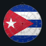 Dartboard with Flag of Cuba<br><div class="desc">Enhance your game room with our dartboard featuring the vibrant flag of Cuba! This dartboard is more than just a game accessory; it’s a celebration of Cuba’s rich cultural heritage and national identity. The striking Cuban flag design adds a unique and meaningful touch, making it a standout piece that showcases...</div>