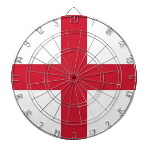 Dartboard with Flag of England