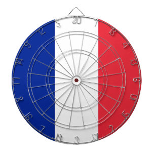 Dartboard with Flag of France Darts