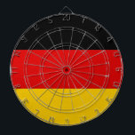 Dartboard with Flag of Germany<br><div class="desc">Add a touch of German pride to your game room with our exclusive dartboard featuring the flag of Germany! Crafted with meticulous attention to detail, this dartboard is more than just a functional item; it’s a celebration of Germany’s rich heritage and cultural identity. The vibrant design prominently displays the iconic...</div>