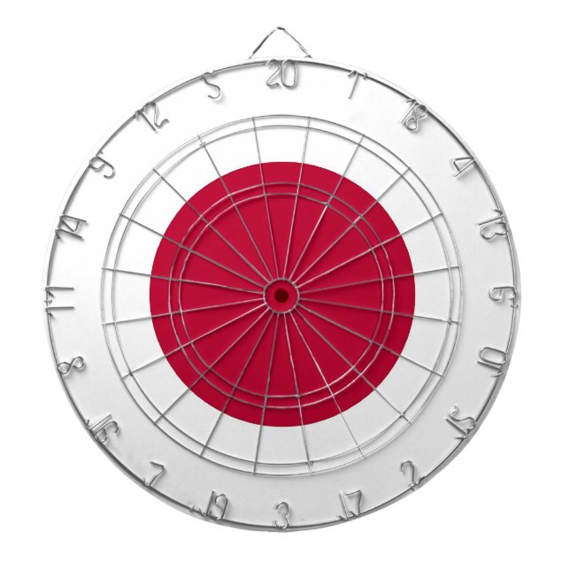 Dartboard with Flag of Japan (Front)
