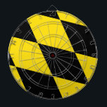 Dartboard with Flag of Munich, Germany<br><div class="desc">Bring a bold Bavarian touch to your game room with this eye-catching dartboard featuring the flag of Munich, Germany, in its iconic yellow and black lozengy pattern! Perfect for dart enthusiasts and culture lovers alike, this Munich flag-themed dartboard combines fun and heritage in a unique and memorable way. Whether you're...</div>