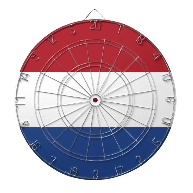 Dartboard with Flag of Netherlands (Front)