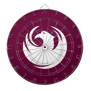 Dartboard with Flag of Phoenix City, Arizona