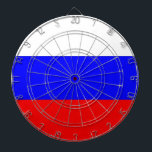 Dartboard with Flag of Russia<br><div class="desc">Patriotic dartboard with Flag of Russia. This product its customizable.</div>