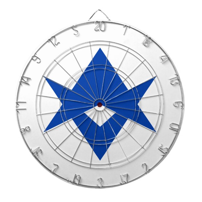 Dartboard with Flag of Toyota City, Japan (Front)