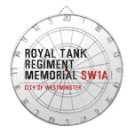 royal tank regiment memorial  Dartboards
