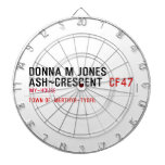 Donna M Jones Ash~Crescent   Dartboards
