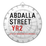 Abdalla  street   Dartboards