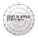COURT OF APPEAL STREET  Dartboards