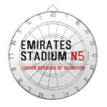 emirates stadium  Dartboards