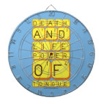 Death
 And
 Life
 power
 Of
 tongue  Dartboards