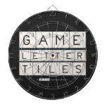 Game
 Letter
 Tiles  Dartboards