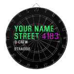 Your Name Street  Dartboards