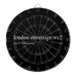 london streetsign  Dartboards
