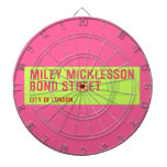 miley micklesson bond street  Dartboards