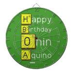 Happy
 Birthday
 Onin
 Aquino  Dartboards