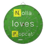 'Nolla 
 loves
 Popcat'  Dartboards