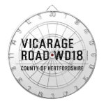 VICARAGE ROAD  Dartboards