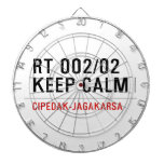 RT 002/02 KEEP CALM  Dartboards