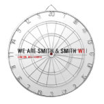 We are Smith & Smith  Dartboards