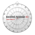 Bacchus Passage  Dartboards