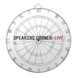 Speakers Corner:  Dartboards