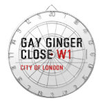 GAY GINGER CLOSE  Dartboards