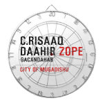 C.risaaq daahir  Dartboards